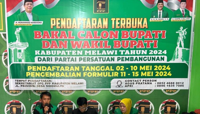 DPC PPP Melawi Resmi Tutup Proses Penjaringan Bacalon Bupati/Wabup  Melawi 2024 -2029 Sesuai Instruksi DPW