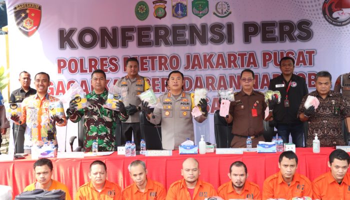 Polres Metro Jakarta Pusat Berhasil Mengungkap Dan Menggagalkan Peredaran Narkoba Dalam Jumlah Besar