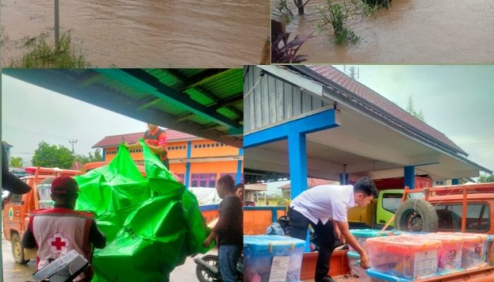 Respon Cepat Pemda Melawi Terhadap Bencana Banjir di Tiga Desa Kecamatan Pinoh Selatan