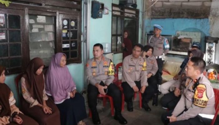 Kepedulian Kapolresta Bogor Kota, Kombes Bismo Teguh Prakoso Kunjungi Rumah Korban Tindak Pidana