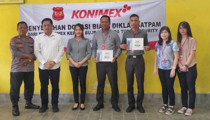 PT Konimex Salurkan Bantuan Biaya Diklat Satpam PT Garda Total Security di Klaten