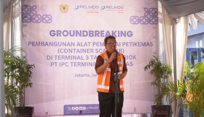 IPC TPK Lakukan Groundbreaking Pembangunan Pemindai Petikemas