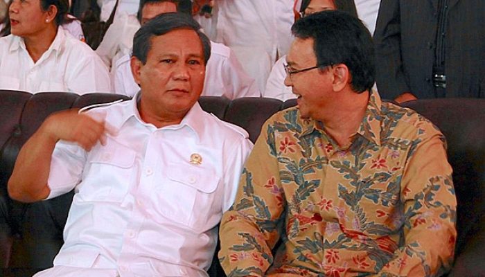 Ahok Lebih Disukai Prabowo  Menjadi Gubernur DKI Jakarta di 2024