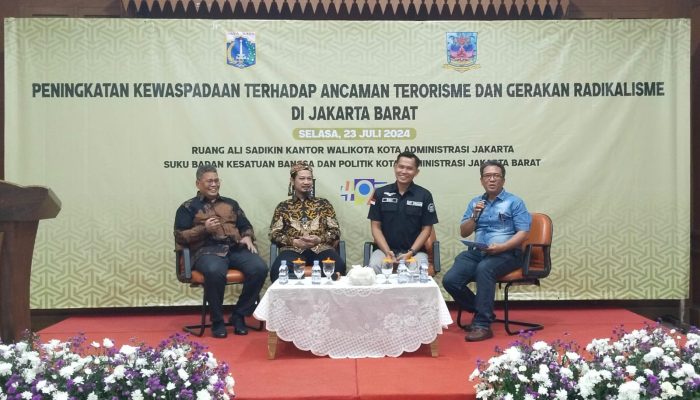 Kesbangpol Jakbar Gelar Diskusi Peningkatan Kewaspadaan Terhadap Ancaman Terorisme dan Gerakan Radikalisme