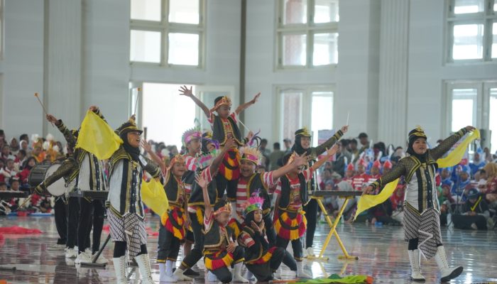 Ratusan Siswa Ikuti Lomba Drumband Piala Bupati Klaten