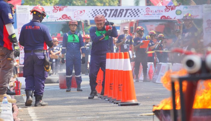 26 Tim Damkar Adu Skill di Klaten Fire Safety Challenge 2024