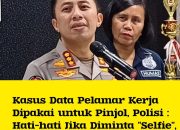 Polisi Ingatkan Masyarakat: Berhati-hati Saat Dimintai Data diri, Terutama KTP. Karena KTP ini Identitas Pribadi