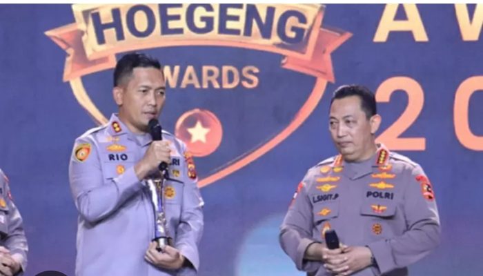 Mantan Kasat Intel Polres Jakbar, AKBP Rio Wahyu Anggoro Raih Hoegeng Awards 2024 