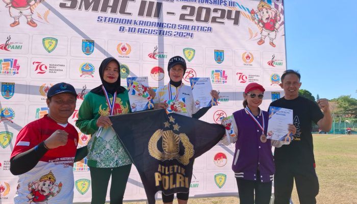 5 Personel Polda Metro Jaya Raih Medali Dalam Ajang Masters Athletics Championships III (SMAC-III 2024)