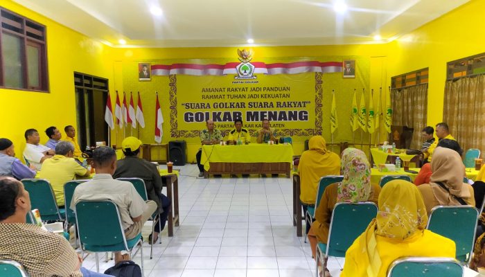 Pergantian Pimpinan Dewan, DPD Golkar Klaten Usulkan 3 Nama ke DPP