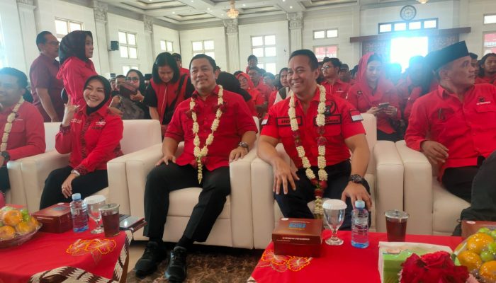 Rakercab PDIP Klaten Dihadiri Paslon Gubernur Jateng Andika-Hendi