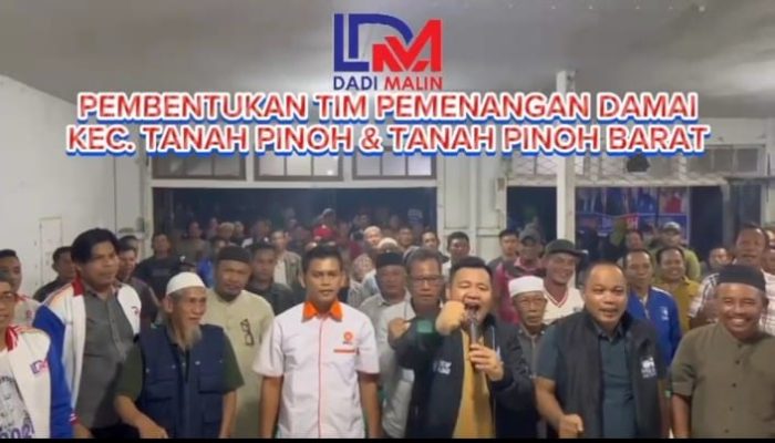 Arbain bersama Puluhan Tokoh Masyarakat Tanah Pinoh Nyatakan Sikap Dukung Pasangan DADI – MALIN