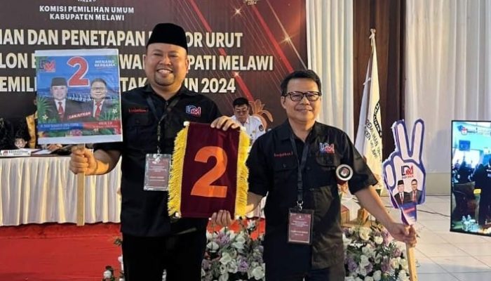 Dapat Nomor Urut 2 di Pilkada Melawi 2024, Dadi – Malin: Ini Sesuai Harapan