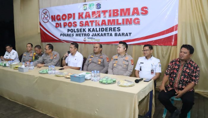 Bangun Kesadaran Kamtibmas, Polisi Serap Aspirasi Warga Kalideres Lewat Ngopi Kamtibmas