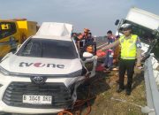 Rombongan Kru TvOne Mengalami Kecelakaan Maut di Km 315 Jalur A Tol Pemalang, 3 Kru Tewas