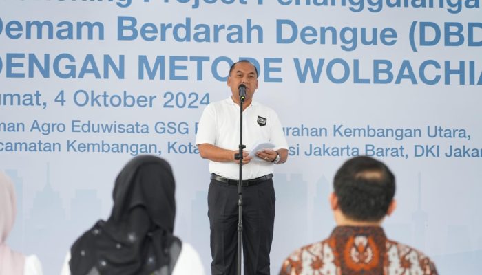 Pemprov DKI Launching Project Penanggulangan DBD dengan Metode Wolbachia