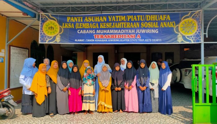 Cawabup Klaten Sova Marwati Kunjungi Panti Asuhan Muhammadiyah di Juwiring