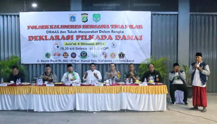 Deklarasi Pilkada Damai 2024 di Kalideres: Sinergi Polsek, 3 Pilar, dan Elemen Masyarakat Jaga Kondusifitas Pemilu