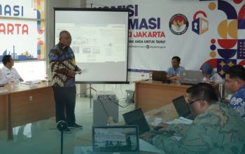 Kepala Kantah Jakbar Lakukan Presentasi E-Monev Badan Publik