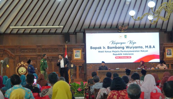 Kunjungi Klaten, Ini Pesan Wakil MPR RI Jelang Pilkada 2024