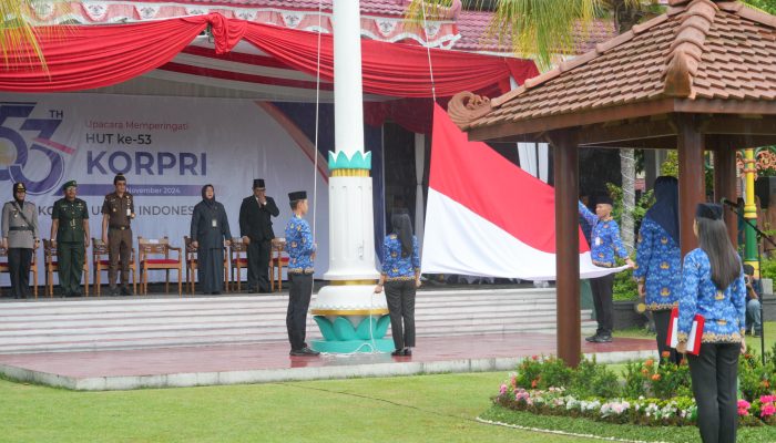 Pimpin Upacara HUT Ke-53 Korpri, Bupati Klaten : ASN Setia Pada Negara Siapapun Pimpinannya