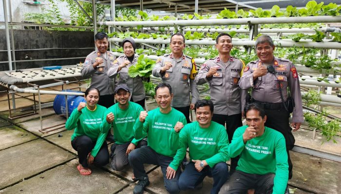 Dukung Asta Cita Presiden, Polsek Cengkareng Cek Lokasi Ketahanan Pangan di Duri Kosambi