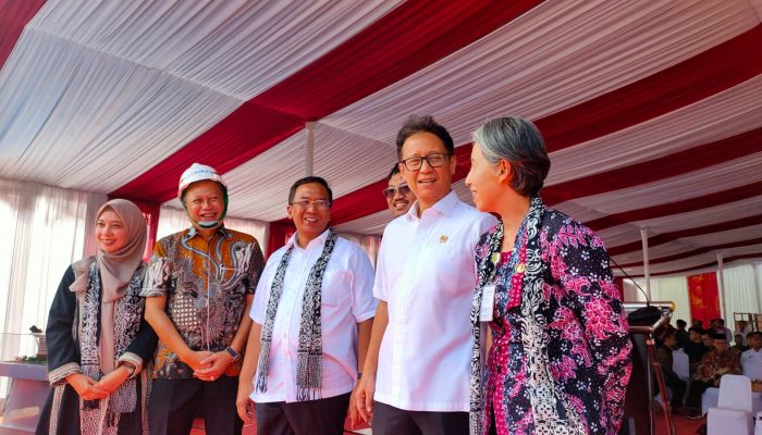 Menteri Kesehatan RI, Budi Gunadi Groundbreaking Gedung Oncology Center RSST Klaten