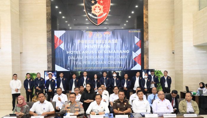 Hotel Aruss Semarang Diduga Dibiayai Uang Hasil Perjudian Online, Polisi Sita Aset Senilai Rp 200 Miliar