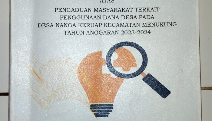 ADD dan DD Desa Nanga Keruap Kecamatan Menukung Sudah Terbit LHP Hasil Audit