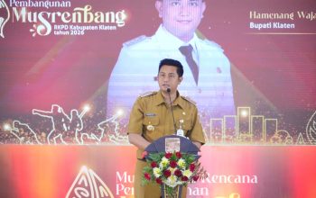 Musrenbang 2026, Bupati Klaten Minta Selaras dengan Musrenbang Kecamatan