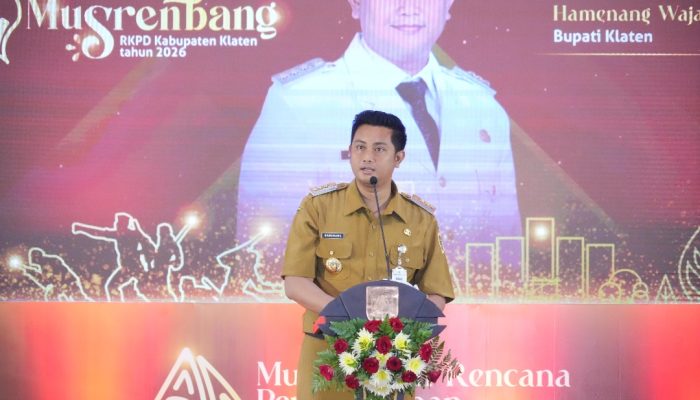 Musrenbang 2026, Bupati Klaten Minta Selaras dengan Musrenbang Kecamatan