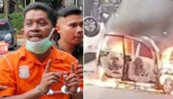 Ini Wajah Ketua Ranting Ormas GRIB Dalang Pembakaran Mobil Polisi di Depok, Perintah Dikeluarkan Via Video Call