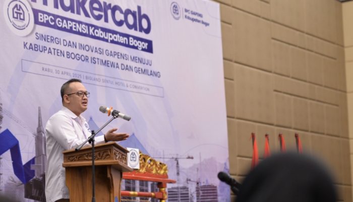 Gapensi Kabupaten Bogor Ajak Perusahaan Kontruksi Bersinergi & Inovasi Wujudkan Kabupaten Bogor Istimewa dan Gemilang
