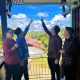 Inoh Abu Gito Kades Tanjung Gunung bersama dua Rekannya dan Camat Tanah Pinoh Serius Dukung APH Perangi Narkoba