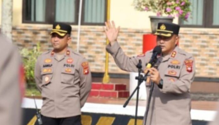 Kapolres Melawi Tegaskan Tidak Ada Toleransi bagi Personel yang Langgar Disiplin