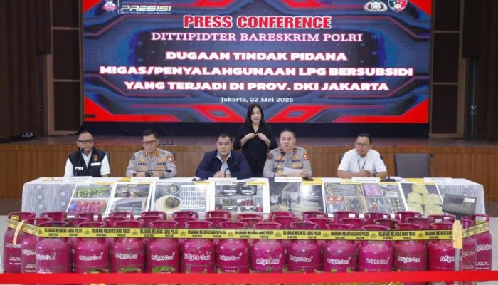 Bareskrim Bongkar Sindikat Oplosan Gas di Jakut-Jaktim