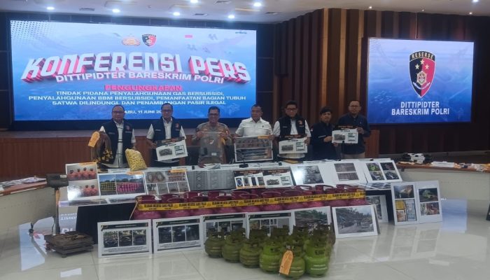 Bareskrim Polri Ungkap Tambang Pasir Ilegal di Klaten yang Merugikan Negara 1 Miliar