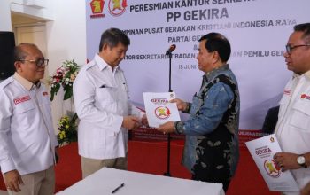 Hashim Djojohadikusumo Resmikan Kantor Sekretariat dan Badan Pemenangan Pemilu Gekira