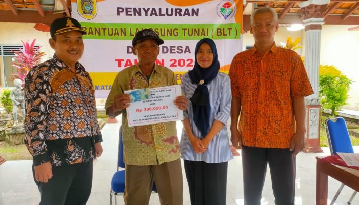 Desa Banyuaeng Salurkan BLT Dana Desa 2025 kepada 27 Warga Penerima Manfaat