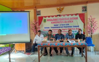DPRD Klaten Dorong Kesadaran Masyarakat Lewat Sosialisasi Perda Pengelolaan Sampah