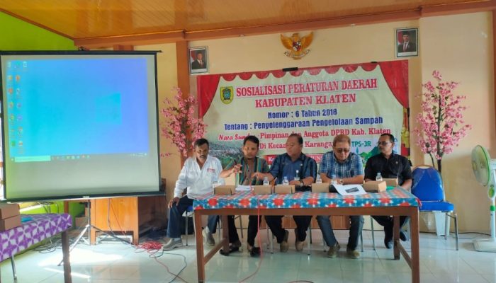DPRD Klaten Dorong Kesadaran Masyarakat Lewat Sosialisasi Perda Pengelolaan Sampah