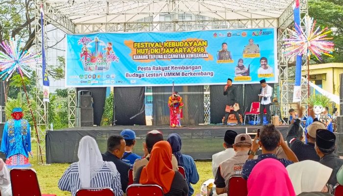 Meriahkan HUT Jakarta Ke-498, Karang Taruna Kecamatan Kembangan Gelar Festival Kebudayaan