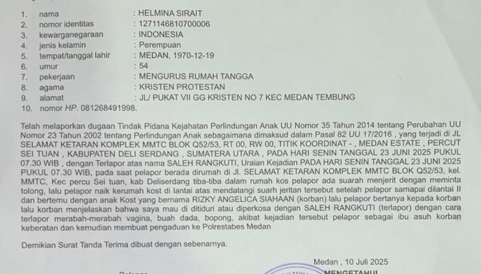 Pemilik Jiwa Raga, Brian Sinaga, Laporkan Dugaan Pelecehan Anak dan Bantah Tuduhan Pengeroyokan
