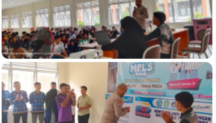 Tolak Kekerasan Sejak Dini, SMKN 1 Tanah Pinoh dan Polsek Kota Baru Sepakati Ikrar Bersama Anti-Perundungan