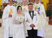 Cinta Bersatu di Altar : Bagus JB dan Olivia Rayakan Pernikahan di Tomohon