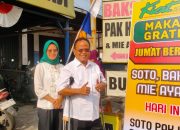 Bertepatan Hari Lahir Anak dan Wafat Ibunda, Haji Sukiyat Traktir Makan Warga Klaten Tanpa Pandang Latar Belakang