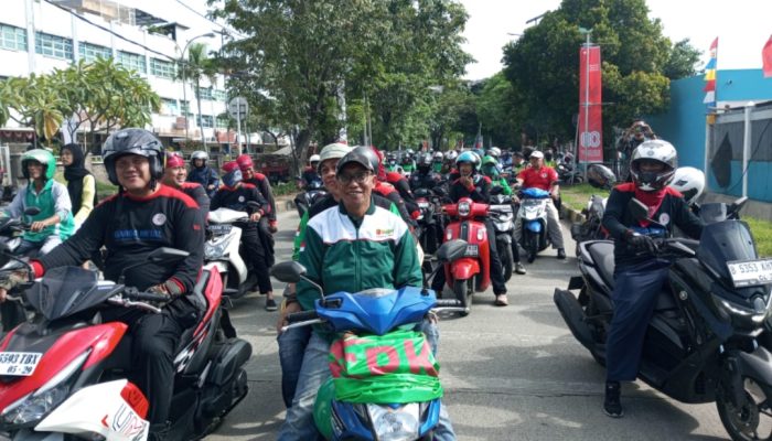 Ratusan Buruh FSPMI DKI Jakarta Bertolak ke Gedung DPR/MPR Tuntut Keadilan Buruh