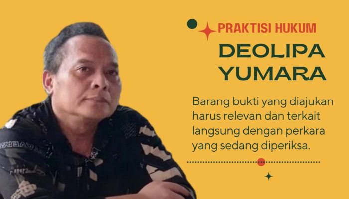 Hakim Tolak Pemutaran Rekaman Dugaan Suap, Deolipa Yumara: “Harus Sesuai Koridor Perkara”