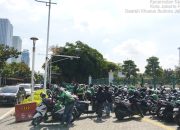 Aksi Damai Pengemudi Ojek Online di Seluruh Indonesia Tuntut Keadilan