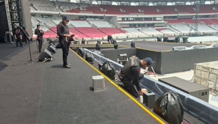 Operasi Gabungan Brimob Amankan Konser “All Stars” Dewa 19: Pastikan Tidak Ada Ancaman Tersembunyi
